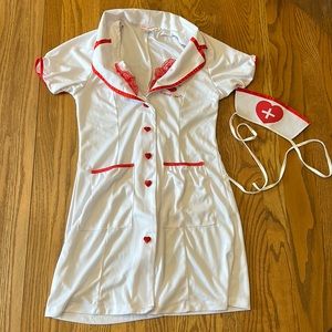 Halloween sz S size small sexy nurse costume intensive care dress